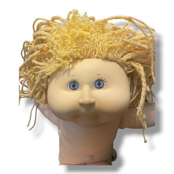 First Edition 1990 Cabbage Patch Kids Pretty Crimp 'N Curl Doll Hasbro Vintage - Picture 3 of 13
